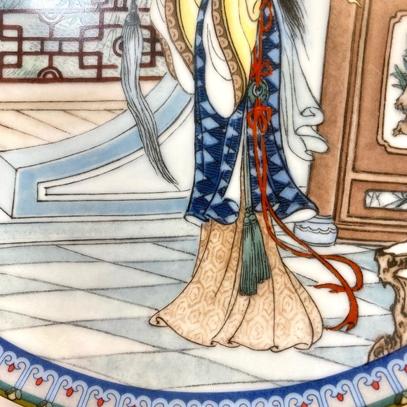 1987 Imperial Jingdezhen Porcelain- Beauties of the Red Mansion Collectors Plate - Picture 10 of 10